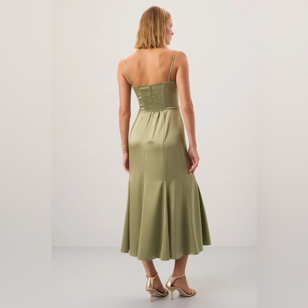 Reformation Hensley satin Dress - Picture 3 of 11